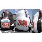 inflatable advertising model with bottle shape